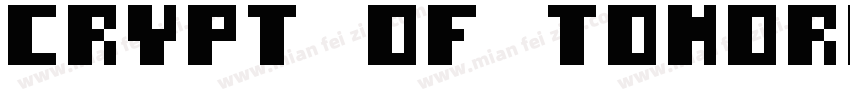 Crypt of tomorrow字体字体转换